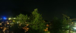 Archiv Foto Webcam Saas Fee: Blick in den Ortskern 23:00
