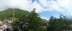 Archiv Foto Webcam Saas Fee: Blick in den Ortskern 07:00