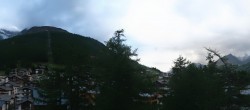 Archived image Webcam Saas Fee - View Village 19:00