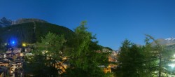 Archived image Webcam Saas Fee - View Village 01:00