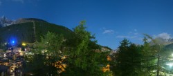 Archived image Webcam Saas Fee - View Village 01:00