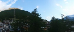 Archiv Foto Webcam Saas Fee: Blick in den Ortskern 06:00