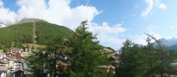 Archiv Foto Webcam Saas Fee: Blick in den Ortskern 07:00