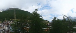 Archiv Foto Webcam Saas Fee: Blick in den Ortskern 09:00