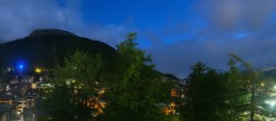 Archiv Foto Webcam Saas Fee: Blick in den Ortskern 03:00