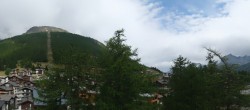 Archiv Foto Webcam Saas Fee: Blick in den Ortskern 09:00