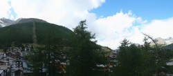 Archiv Foto Webcam Saas Fee: Blick in den Ortskern 15:00