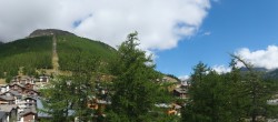 Archiv Foto Webcam Saas Fee: Blick in den Ortskern 09:00