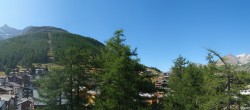 Archiv Foto Webcam Saas Fee: Blick in den Ortskern 15:00