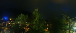 Archiv Foto Webcam Saas Fee: Blick in den Ortskern 03:00