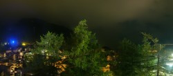 Archiv Foto Webcam Saas Fee: Blick in den Ortskern 01:00