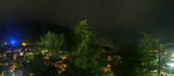 Archiv Foto Webcam Saas Fee: Blick in den Ortskern 03:00