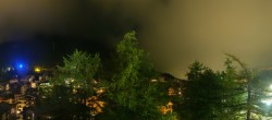 Archiv Foto Webcam Saas Fee: Blick in den Ortskern 01:00