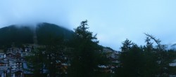 Archiv Foto Webcam Saas Fee: Blick in den Ortskern 06:00