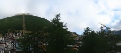 Archiv Foto Webcam Saas Fee: Blick in den Ortskern 07:00