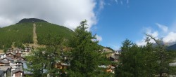 Archiv Foto Webcam Saas Fee: Blick in den Ortskern 09:00
