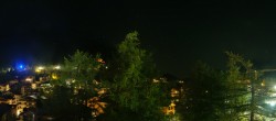Archiv Foto Webcam Saas Fee: Blick in den Ortskern 23:00