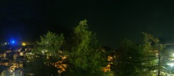 Archiv Foto Webcam Saas Fee: Blick in den Ortskern 01:00