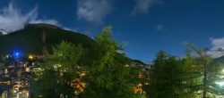 Archived image Webcam Saas Fee - View Village 23:00