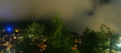 Archiv Foto Webcam Saas Fee: Blick in den Ortskern 03:00