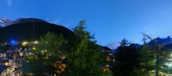 Archiv Foto Webcam Saas Fee: Blick in den Ortskern 05:00
