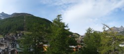 Archiv Foto Webcam Saas Fee: Blick in den Ortskern 15:00