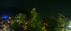 Archiv Foto Webcam Saas Fee: Blick in den Ortskern 03:00