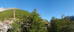 Archiv Foto Webcam Saas Fee: Blick in den Ortskern 08:00