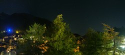 Archiv Foto Webcam Saas Fee: Blick in den Ortskern 01:00