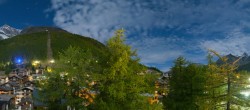 Archived image Webcam Saas Fee - View Village 23:00