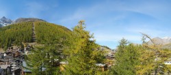 Archiv Foto Webcam Saas Fee: Blick in den Ortskern 13:00