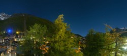 Archiv Foto Webcam Saas Fee: Blick in den Ortskern 01:00