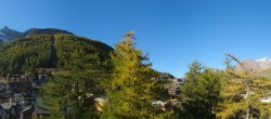 Archiv Foto Webcam Saas Fee: Blick in den Ortskern 15:00