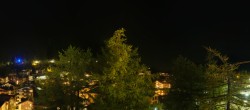 Archiv Foto Webcam Saas Fee: Blick in den Ortskern 19:00