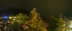 Archiv Foto Webcam Saas Fee: Blick in den Ortskern 23:00
