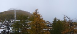 Archiv Foto Webcam Saas Fee: Blick in den Ortskern 07:00