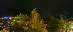 Archiv Foto Webcam Saas Fee: Blick in den Ortskern 23:00