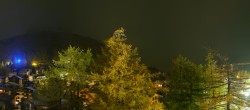 Archiv Foto Webcam Saas Fee: Blick in den Ortskern 03:00