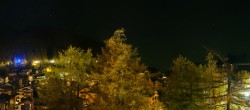 Archiv Foto Webcam Saas Fee: Blick in den Ortskern 23:00
