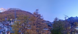 Archiv Foto Webcam Saas Fee: Blick in den Ortskern 05:00