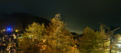 Archiv Foto Webcam Saas Fee: Blick in den Ortskern 01:00