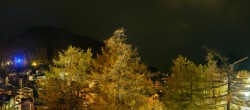Archiv Foto Webcam Saas Fee: Blick in den Ortskern 03:00