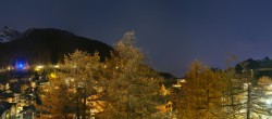 Archiv Foto Webcam Saas Fee: Blick in den Ortskern 05:00