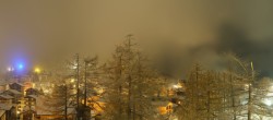 Archiv Foto Webcam Saas Fee: Blick in den Ortskern 01:00
