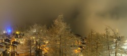 Archiv Foto Webcam Saas Fee: Blick in den Ortskern 02:00