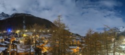 Archived image Webcam Saas Fee - View Village 23:00
