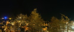 Archiv Foto Webcam Saas Fee: Blick in den Ortskern 03:00