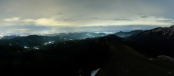 Archived image Webcam Kronberg mountain - Panoramic view 23:00