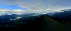 Archived image Webcam Kronberg mountain - Panoramic view 21:00