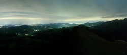 Archiv Foto Webcam Blick vom Kronberg im Appenzellerland 23:00